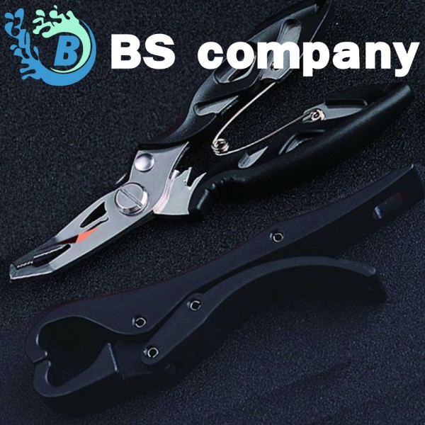 BS 컴퍼니 플라이어 피쉬그립세트 블랙 오렌지 낚시 플라이어 고기집게