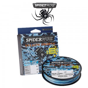 스파이더와이어 스무드8 블루카모 8합사 합사 라인 낚시줄