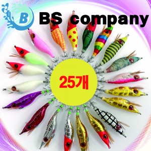 BS컴퍼니 왕눈이에기 하드베이트 1봉지 25개입 갑오징어 쭈꾸미 문어 두족류