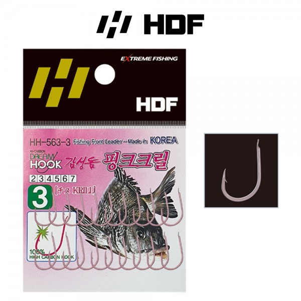 해동 HH-563 드림훅 감성돔 크릴 핑크 찌낚시 훅