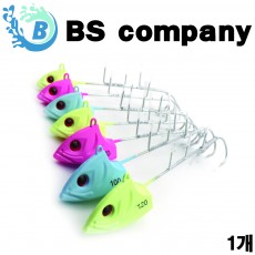 BS컴퍼니 사우스포텐야 더블훅 야광 UV 갈치텐야 갈치 메탈 하드베이트
