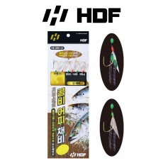 해동 HA-3361 고등어 메가리 콤비 어피 채비 6단 카드채비 전갱이 낚시 바늘 카드