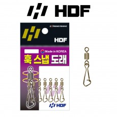 해동 HA-850 훅 스냅도래 원터치 루어 미노우 교체 강철 잠금