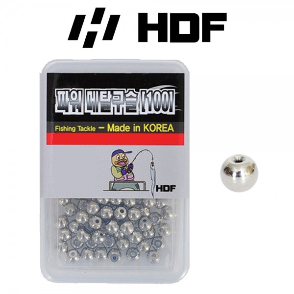 해동 HA-891 파워 메탈 구슬 황동 비드 덕용 벌크 낚시소품