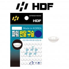 해동 HA-1281 파워 반달구슬 화이트 릴찌낚시 필수 채비 줄엉킴 방지