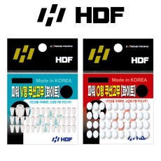 해동 파워 V형 O형 쿠션고무 화이트 릴찌낚시 채비보호 수중찌 도래 완충