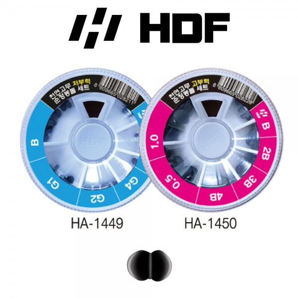 해동 천연고무 저부력 순정봉돌 세트