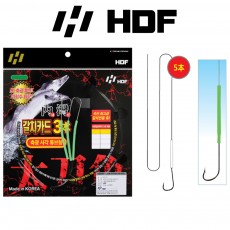 해동 내만 갈치카드 3본 축광 사각 튜브형 갈치채비 갈치묶음바늘