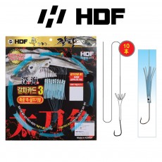 해동 HA-1320 심해 갈치카드3 축광역 꼴뚜기형 축광블루펄