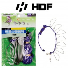 해동 HA-633 민물 스텐꿰미 7본 소 ,중형어용 쏘가리 꺽지용 꿰미