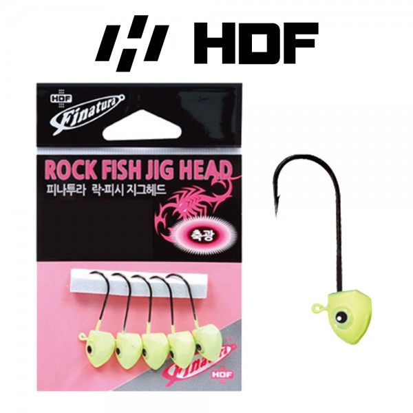 해동 FH-17 락피시 지그헤드 야광 볼락 전갱이 루어바늘