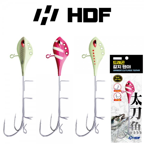 해동 드래곤 갈치 텐야 갈치 풀치 생미끼 루어 낚시 바늘 채비