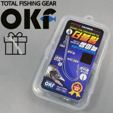 OK 더블링 쌍미늘 갈치바늘 3호 100개입 [OKF-HK301] 갈치바늘