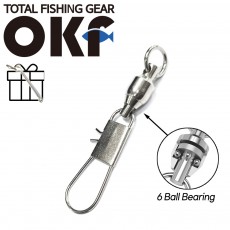 OK 인터락 볼베어링 도래 3/0 [OKF-A441] 갈치 채비 도래