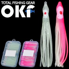 OK 다용도 축광 꼴뚜기 6cm 50개입 OFK-1003 갈치채비 자작