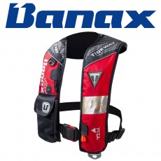 바낙스 팽창식 구명조끼 LV2201 레드 구명조끼 구명복