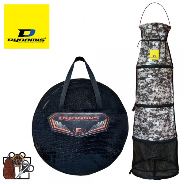 다이나미스 플레티늄 민물살림망 붕어낚시 보관망 가방포함