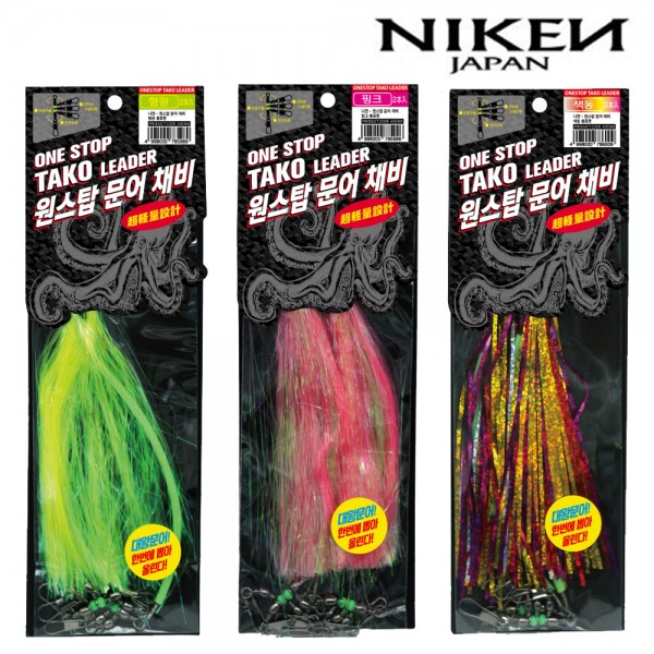 니켄 원스탑 문어채비 반짝이 틴셀 스커트