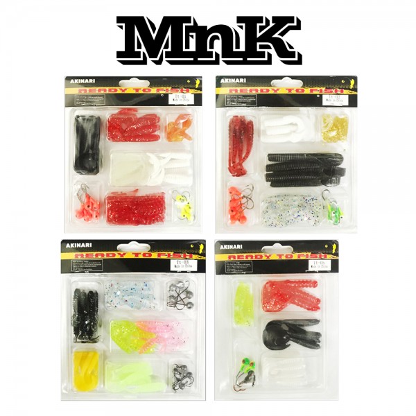 엠엔케이 웜 지그헤드 세트