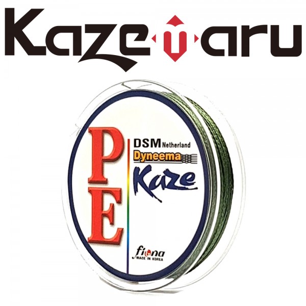 카제마루 PE 다이니마 합사 10m 올리브그린 합사목줄