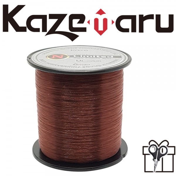 카제마루 하드코팅 N-리미티드 500m 브라운 대용량 루어원줄