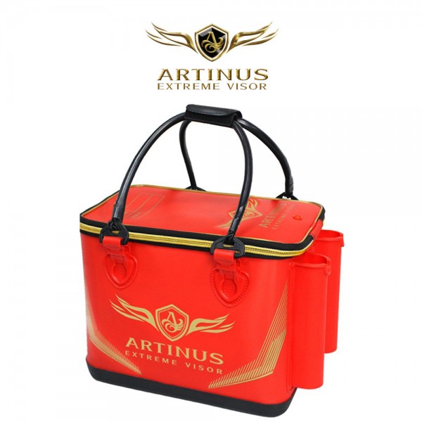 아티누스 AB-925 밑밥통 낚시용 EVA 가방 40cm 미끼통 지렁이통 물고기통