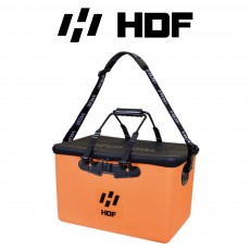 해동 HB-1467 EVA 오렌지 하드 밑밥통 40 바다 낚시통 가방