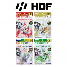 해동 텐빈 2단 에스테르 아가미 틴셀 갈치 채비 갈치낚시