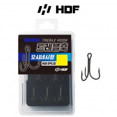 해동 HH-519 트레블훅 오샤네시형 NSB 블랙니켈 루어 미노우 교체용 바늘